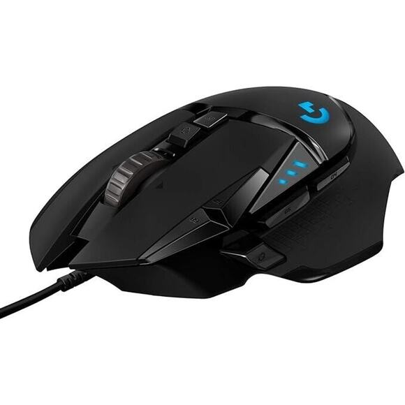 Logitech G502 HERO High Performance Gaming Mouse Wired -Lightsync RGB 25K Sensor - Picture 1 of 8